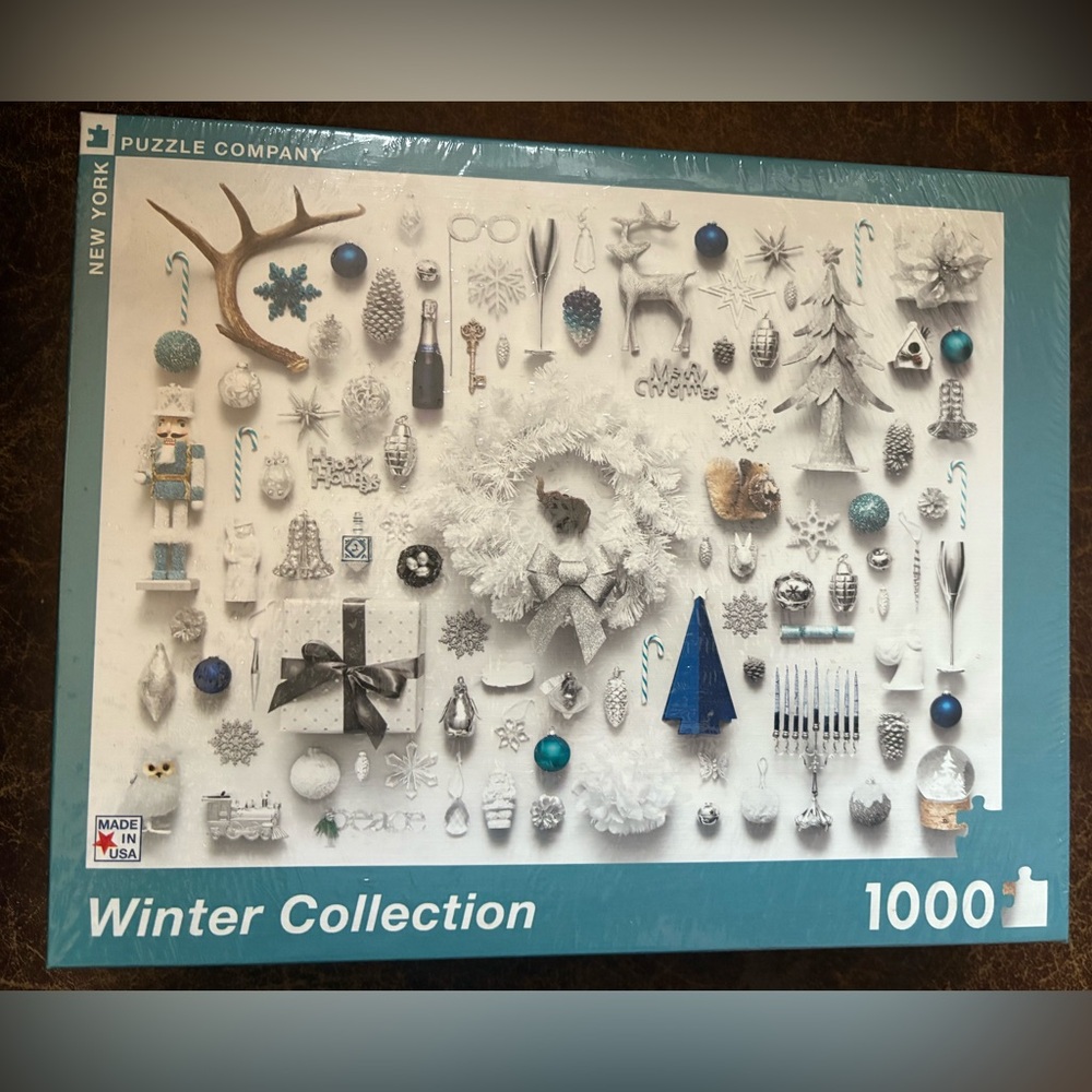 New York Puzzle Co. Winter Collection Puzzle – 1000 Pieces – NWT/Sealed